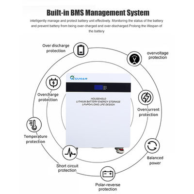 Household Solar Energy Battery Power 48V 200Ah 10KWh Floor Standalone