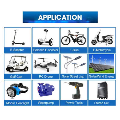 36V 48V Ebike Battery Replacement , Portable Electric Bicycle Lithium Battery