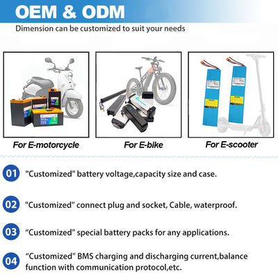 Lithium 48V Electric Bicycle Battery 20Ah 30Ah Detachable Replacement