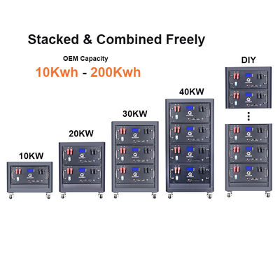 20KW Solar Battery Storage System All In One For Household Installation