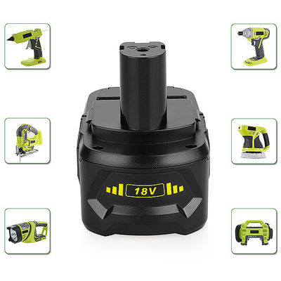 Portable Drill Battery Replacement , Handheld Power Craft 18V Battery For Ryobi P108