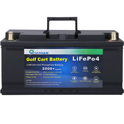 Lifepo4 Battery For Golf Cart 12V Deep Cycle Lithium Golf Cart Batteries