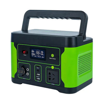 Lithium Portable Power Station Battery 600W AC DC Output With Solar Charging